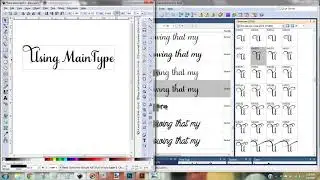 MainType - Using the Character Map
