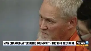 Man charged after being found with missing teen girl