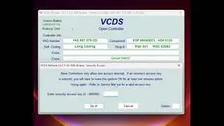 Aliexpress STM32F405 VCDS security access code error