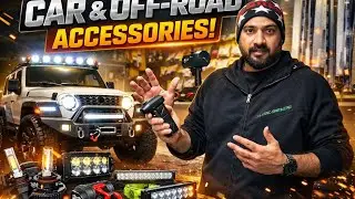 Car Light & Off-Road Accessories Shop Visit 🔥 | Full Knowledge & Price Details #automobile #AutoVlog