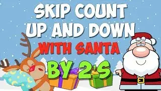 Christmas Math: Skip Count Up and Down by 2 from 100