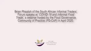 Brian Phaaloh, South African Informal Trader's Forum