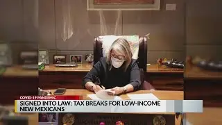 Governor signs bill for tax breaks for impoverished New Mexicans
