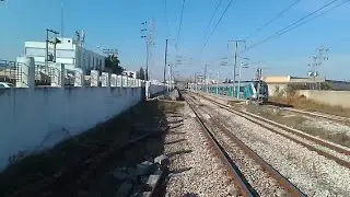 SNCFT EMU 11/27 TRAIN RIDE FROM TUNIS TO ERRIADH 