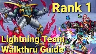FFBE | DQ Dai Vision World - Rank 1 - Lightning Team