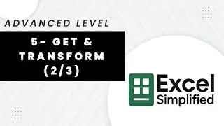 Power Query Data Shaping & Transformation | Advanced Excel in Arabic | تحويل البيانات إكسل بالعربي