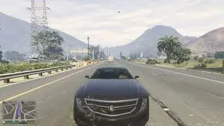 The Slowest!!!-GTA 5 driving backwards across the map without crashing challenge-no commentary.