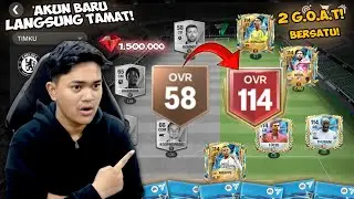 AKU HABISKAN 1.500.000 GEMS DI AKUN BARU! 2 GOAT BERSATU!! LANGSUNG TAMAT UTOTS! - EA FC MOBILE 25