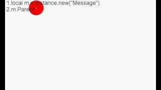 Roblox Message Script