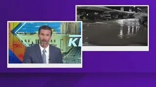 Crews working to repair a water main break from last night