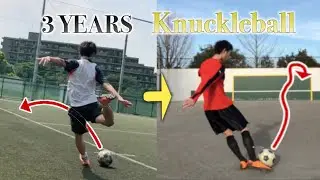 What if a Man Trained Knuckleball Free Kick for 3 Years