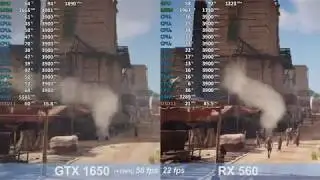 Nvidia GeForce GTX 1650 vs Radeon RX 560 in 7 Games (Ryzen 5 2600)
