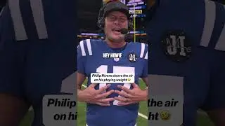Philip Rivers Let Howie Know 😂 #NFL #football #colts