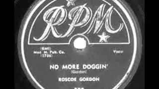 Rosco Gordon-No More Doggin'