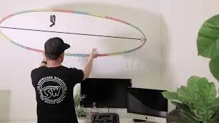 Clear Surfboard Racks TSBW