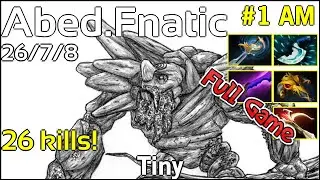 26 kills! Abed  [Fnatic] Tiny - Dota 2 Full Game 7.19