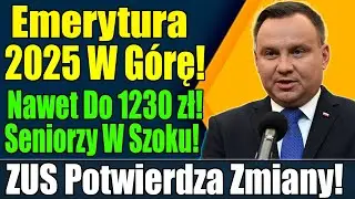 Pensions 2025: ZUS confirms major changes! Increase to PLN 1,230