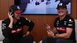Whisper Challenge with Valtteri Bottas and Zhou Guanyu