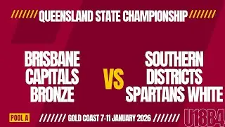 Caps Bronze v Spartans White - QLD State Championship - U18B Div 4 - Basketball