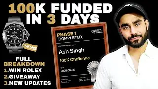 $100,000 Funded in 3 Trades - Here&rsquo;s my Risk Strategy | Hindi