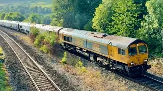 Freight and railtour action in and around Chinley on Saturday 2nd August 2025
