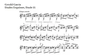 Gerald Garc&iacute;a. Etude 11