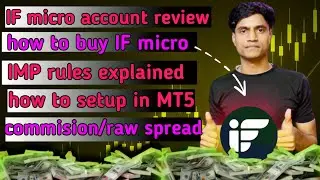 How to Buy Instant Funding IF Micro Account l| Full Setup, Rules, Commission & Raw Spread Explained 