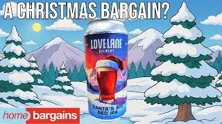 Пиво Big Red IPA от Love Lane Brewery Santa's от Home Bargains &mdash; выгодная ли это покупка?