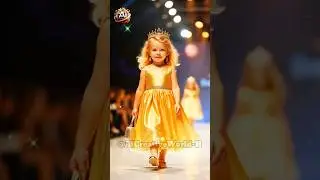 Trending Baby Fashion show | Sparkling Runway #fashiontrends #babyfashion #shorts #AiCreativeWorld-H