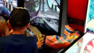 Little Cousins at Stevie D's playing games