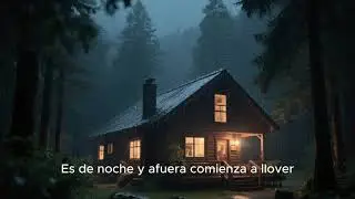 Lluvia en una caba&ntilde;a del bosque 🌧️ Relato corto y relajante.