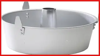 Nordic Ware Natural Aluminum Commercial 2 Piece Angel Food Pan