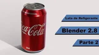 Como fazer uma latinha de coca no Blender 2.8 (parte 2)