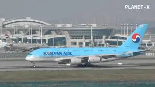 Korean Air A380 Incheon Airport Take Off