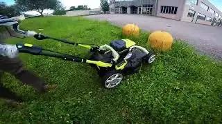 GForce XR120 53S Self-propelled Battery-powered Lawn Mower - Manufacturer's video (MULCHING)