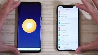 Samsung Galaxy S8 Plus Oreo vs iPhone X 11.3 - Speed Test!