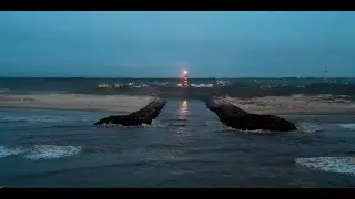 Donde Uruguay despierta y Brasil ilumina.. Faro Barra do Chui 4K