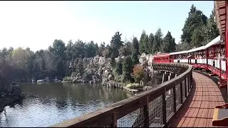 Disneyland Railroad Grand Circle Tour (BACK view, full ride)