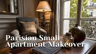 Stunning Small Apartment Makeover with Elegant Parisian Style & Modern French Decor Ideas