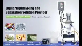 LLE solvent extraction liquid liquid centrifuge, centrifugal extractor