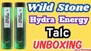 Wild Stone Hydra Energy Talcum Powder 400gm Deodorant Perfume Talc UNBOXING - Amazon से खरीदा Powder