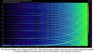 VLC 48k to 44k Wave File Transcode Test