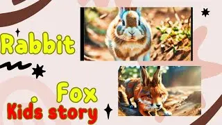 The Rabbit and the Fox: A Tale of Cleverness and Wisdom | Moral Story