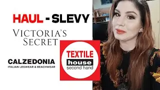 HAUL - SLEVY - sek&aacute;č TEXTIL HOUSE - VICTORIA&acute;s SECRET - CALZEDONIA