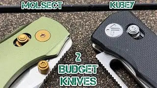 Dwa zupełnie r&oacute;żne, ale podobne, niedrogie noże... 😂 | Molsect Shutle i Kubey TBO