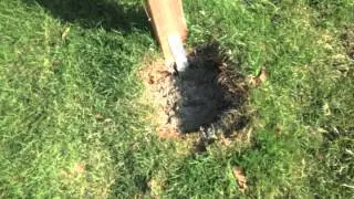 Securing A Swingset With Concrete Footings