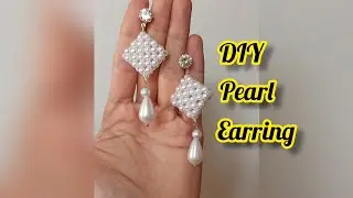 DIY EARRING /گوشواره مرواریدی بساز