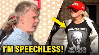 MAGA Supporters LOSE GRIP during Simple Interview...