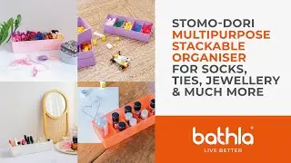 Stomo by Bathla - DORI Multipurpose Stackable Drawer / Wardrobe Organiser Rack