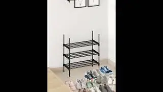 Simple Shoe Rack Metal Shoe Shelf Footwear Shoe Rack Living Room Space Saving Shoes Organizer Stand